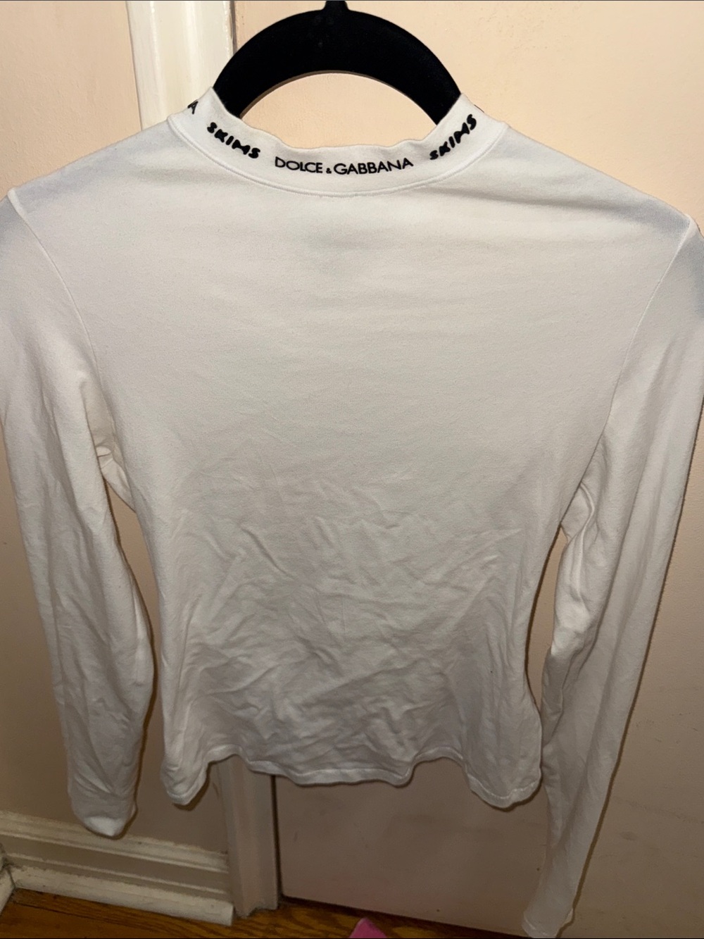 Dolce & Gabbana SKIMS Capsule Wardrobe Women’s Crew Neck Shirt